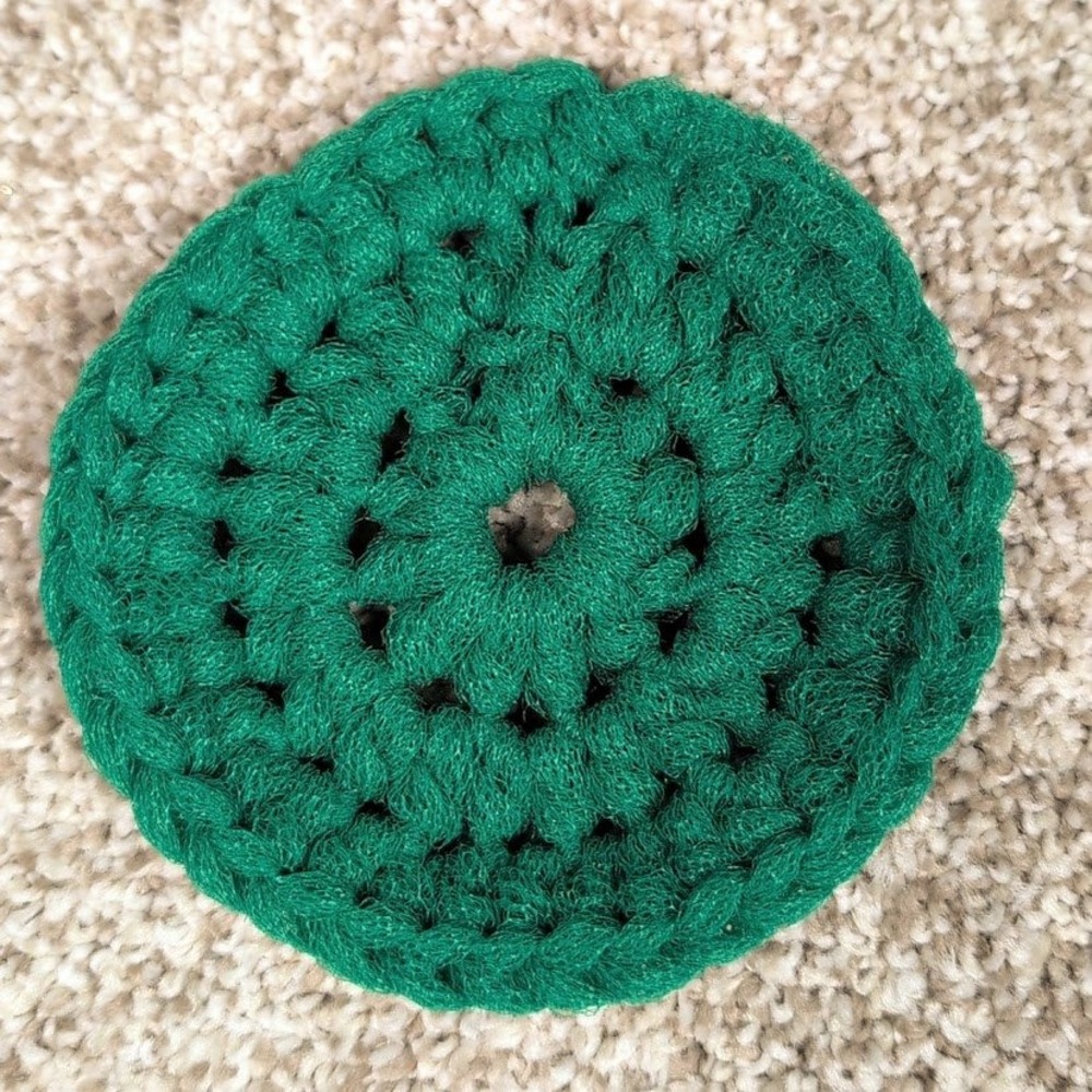 Green Nylon Pot Scrubber Scourer cleaning kitchen bathroom garage